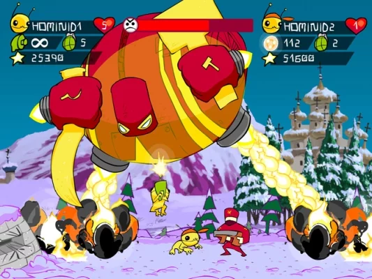 Изображение игры: Alien Hominid