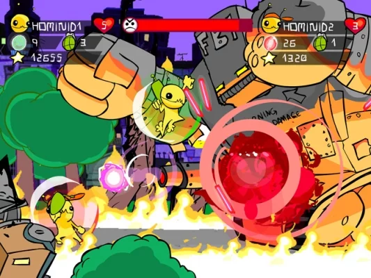 Изображение игры: Alien Hominid