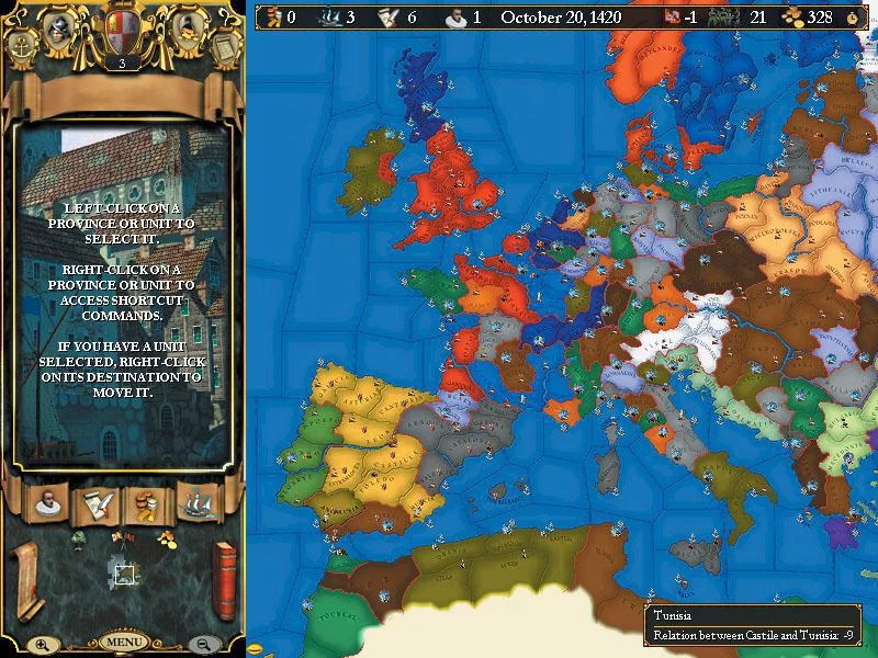 Изображение игры: Europa Universalis II