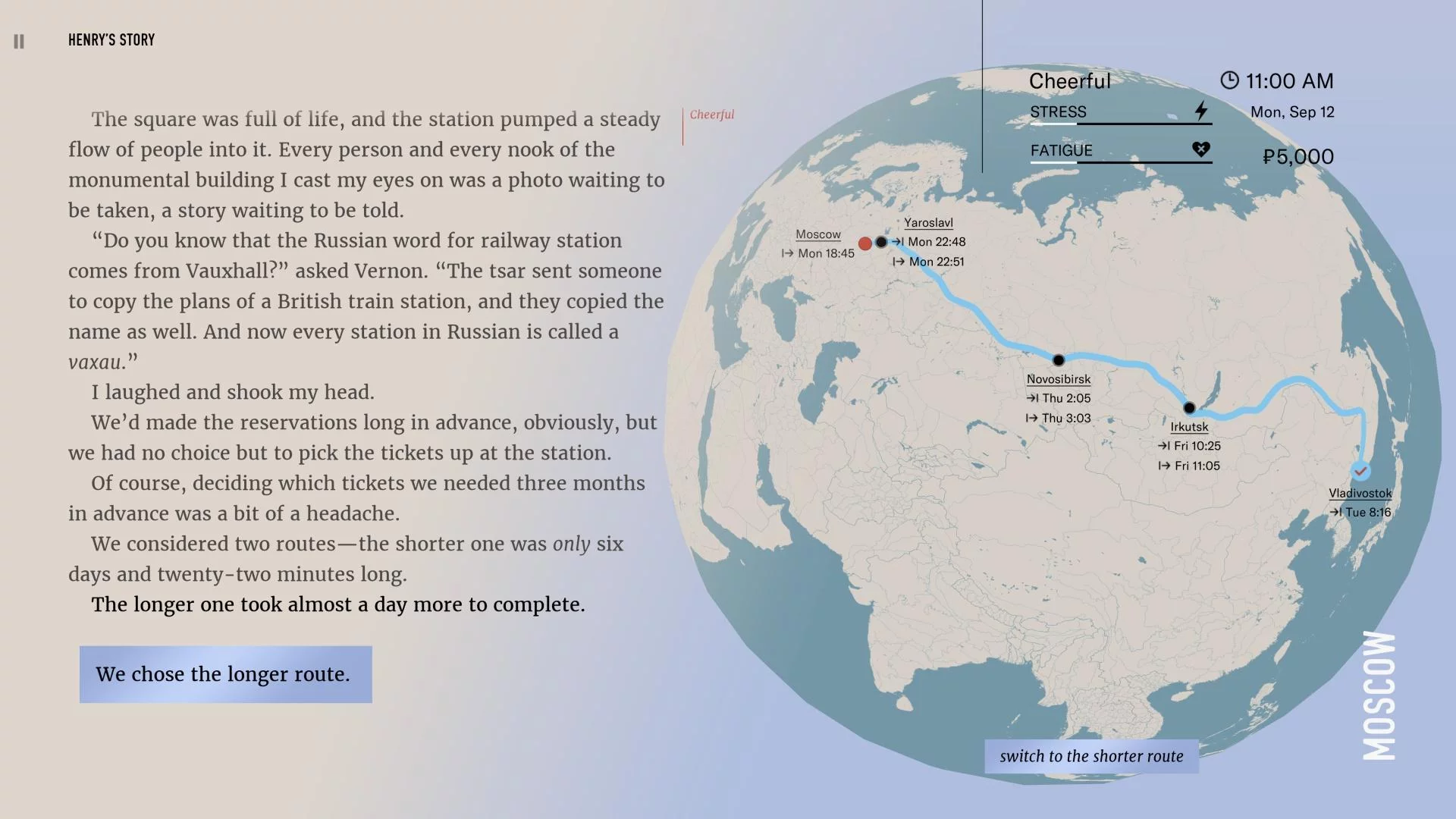 Изображение игры: Wanderlust: Transsiberian
