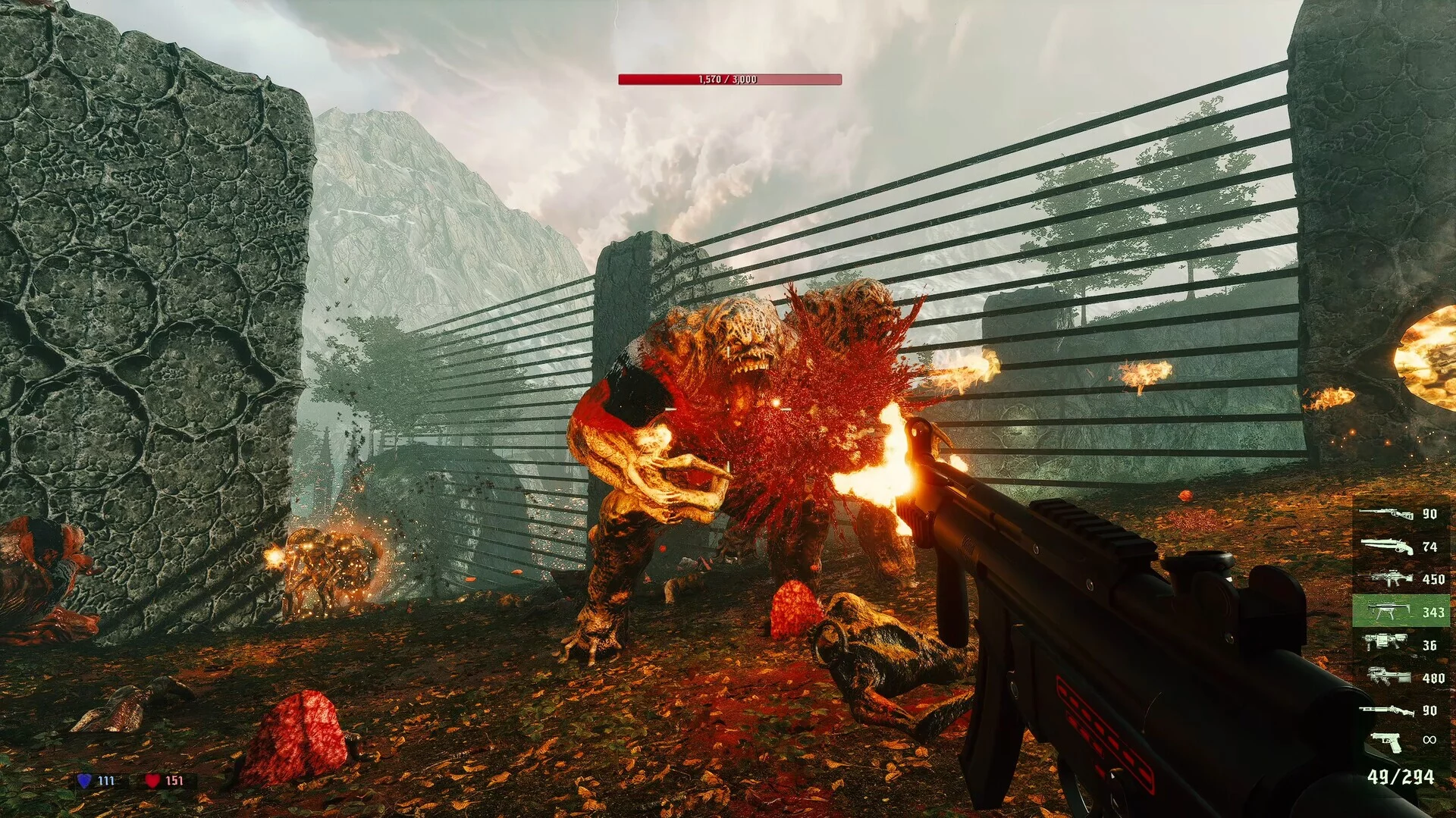 Изображение игры: BLOODKILL: Goreblast Overkill