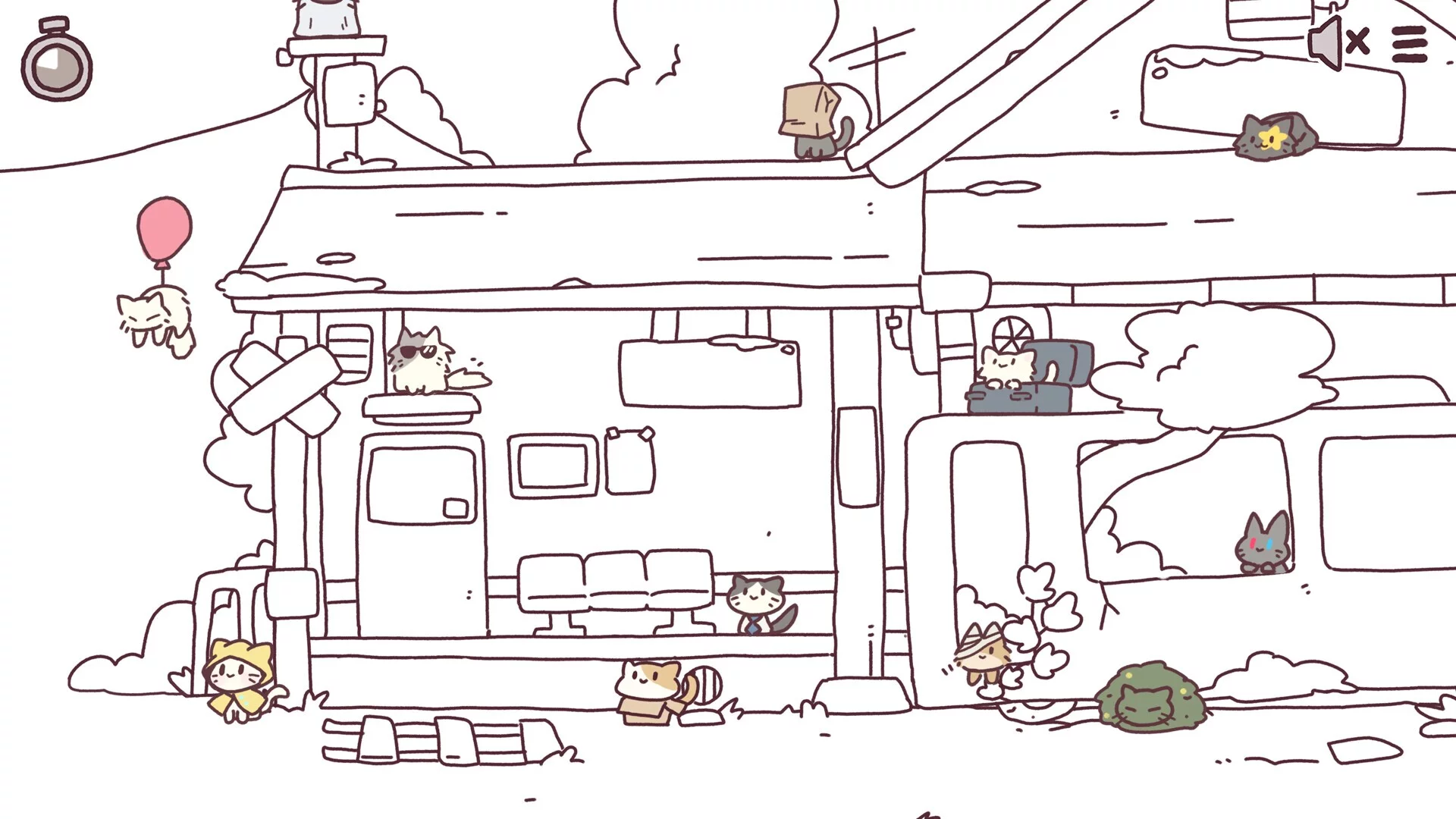 Изображение игры: Just Waiting Cats