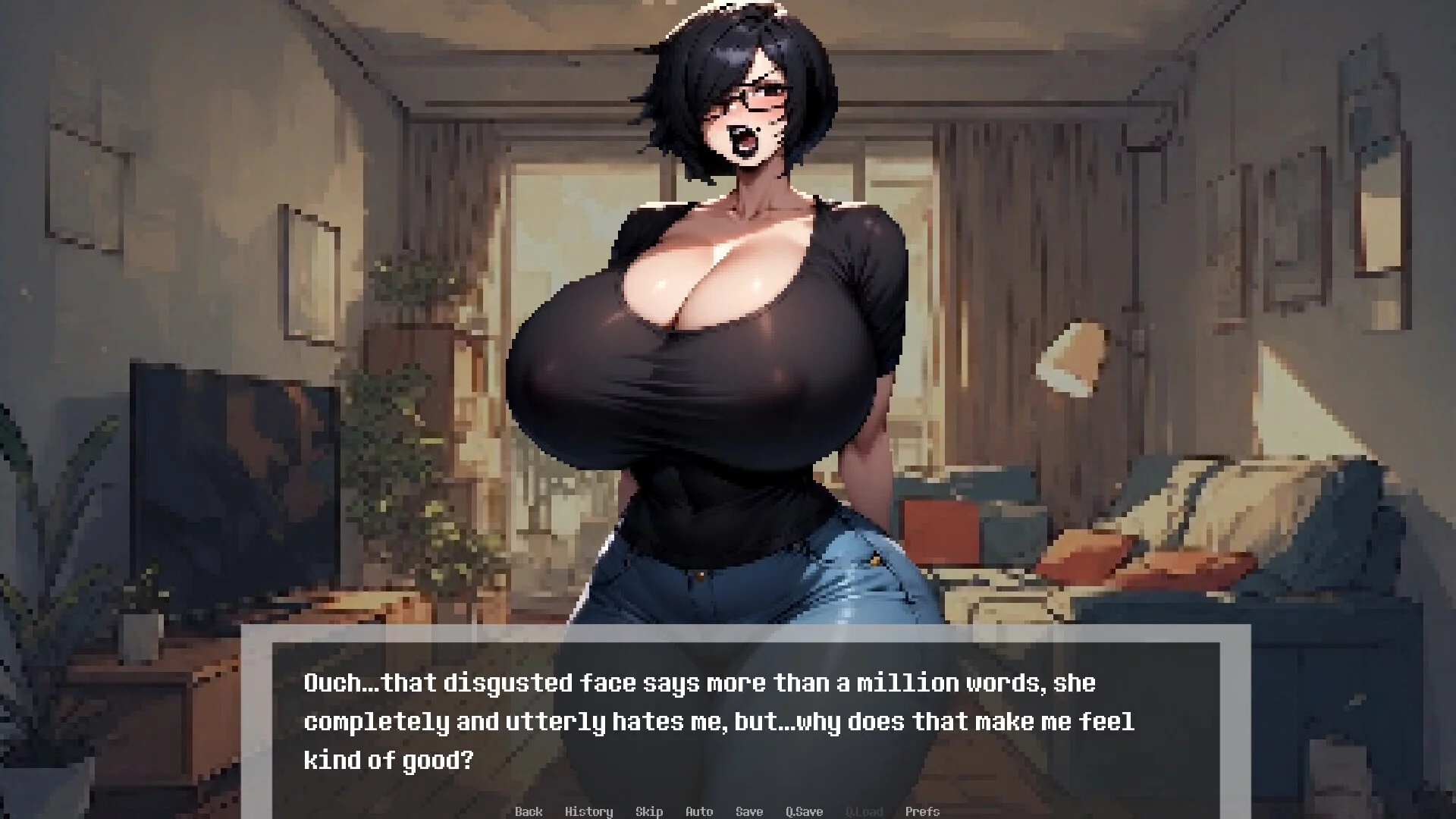 Изображение игры: My Hot Goth Roommate Became My Goonmate