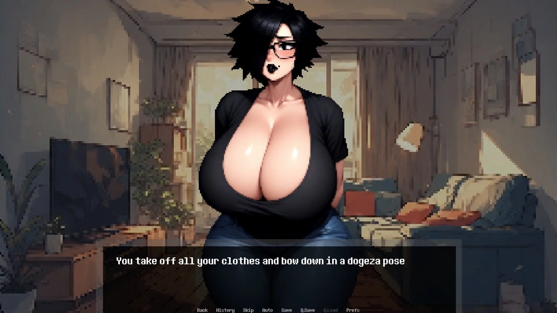 Изображение игры: My Hot Goth Roommate Became My Goonmate