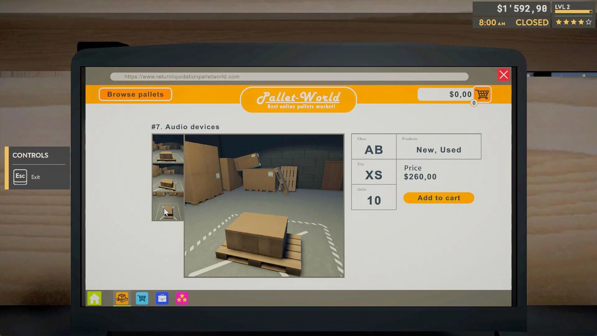 Изображение игры: Returns Outlet Simulator