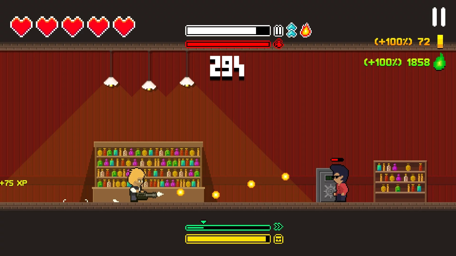 Изображение игры: Hallway Gunners