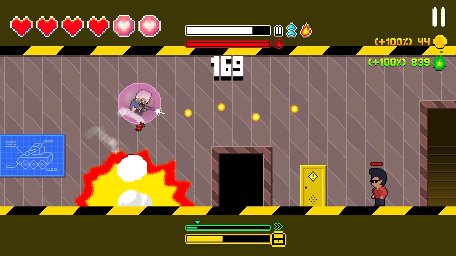 Изображение игры: Hallway Gunners