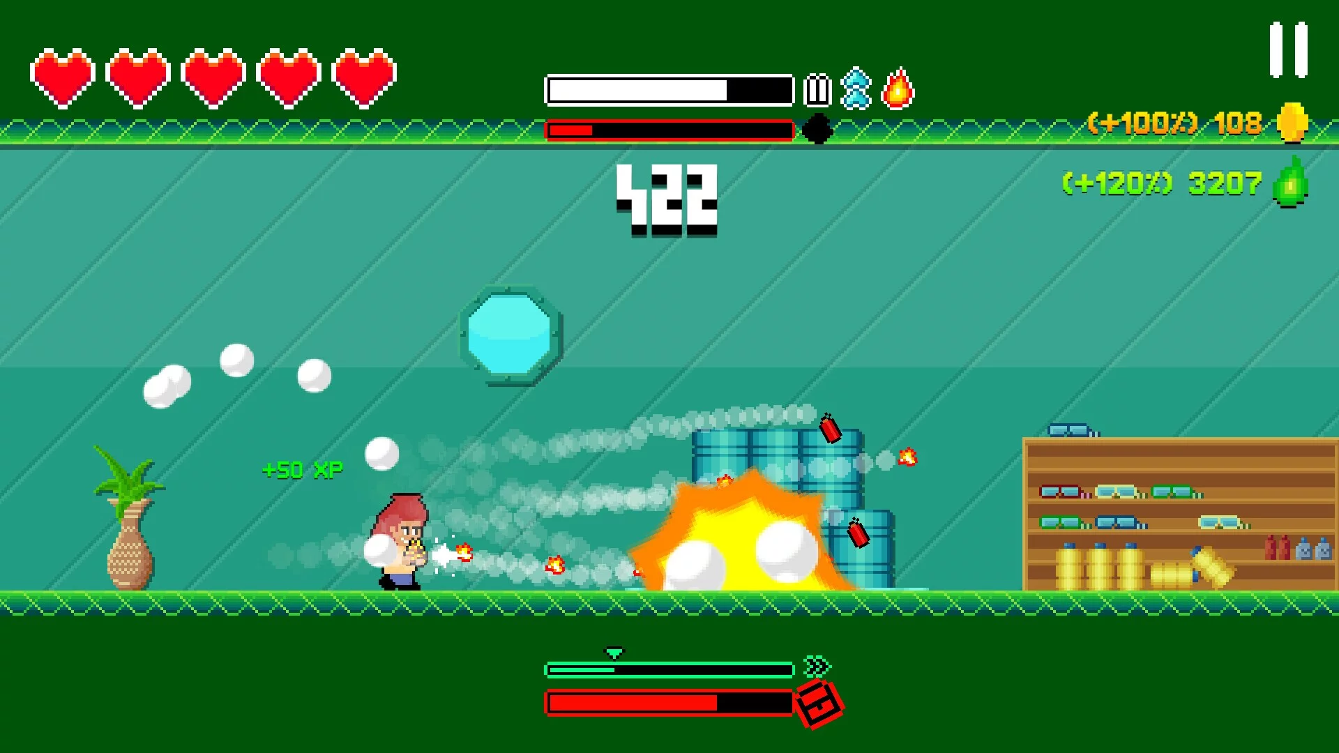 Изображение игры: Hallway Gunners