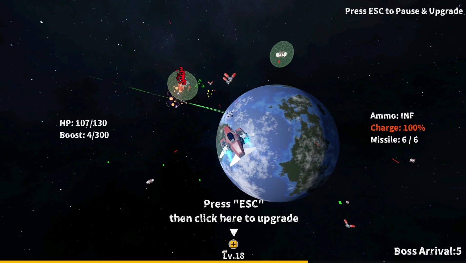 Изображение игры: 5 Min Space Battle