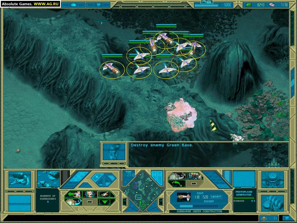 Изображение игры: Submarine Titans