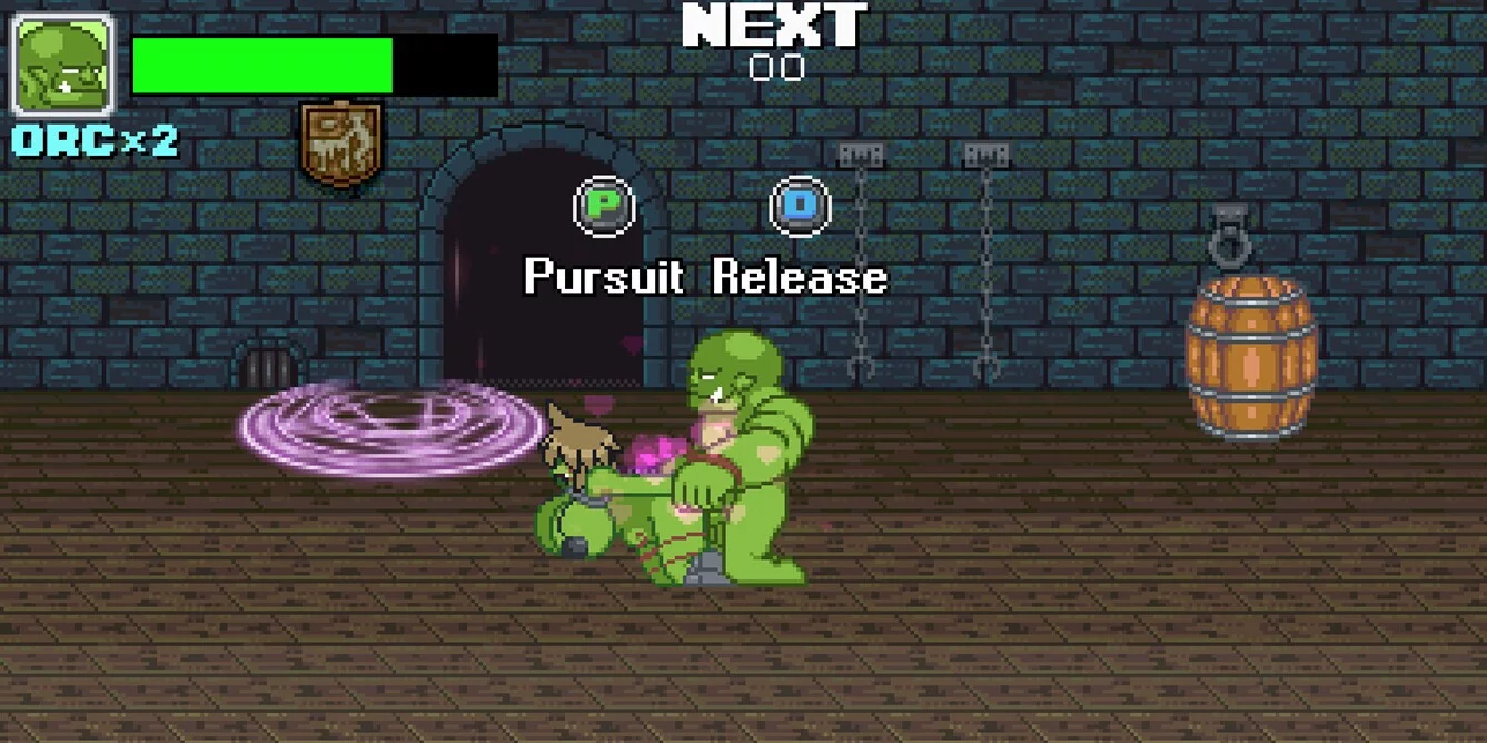Изображение игры: Monster Girl Conquest Records Battle Orc