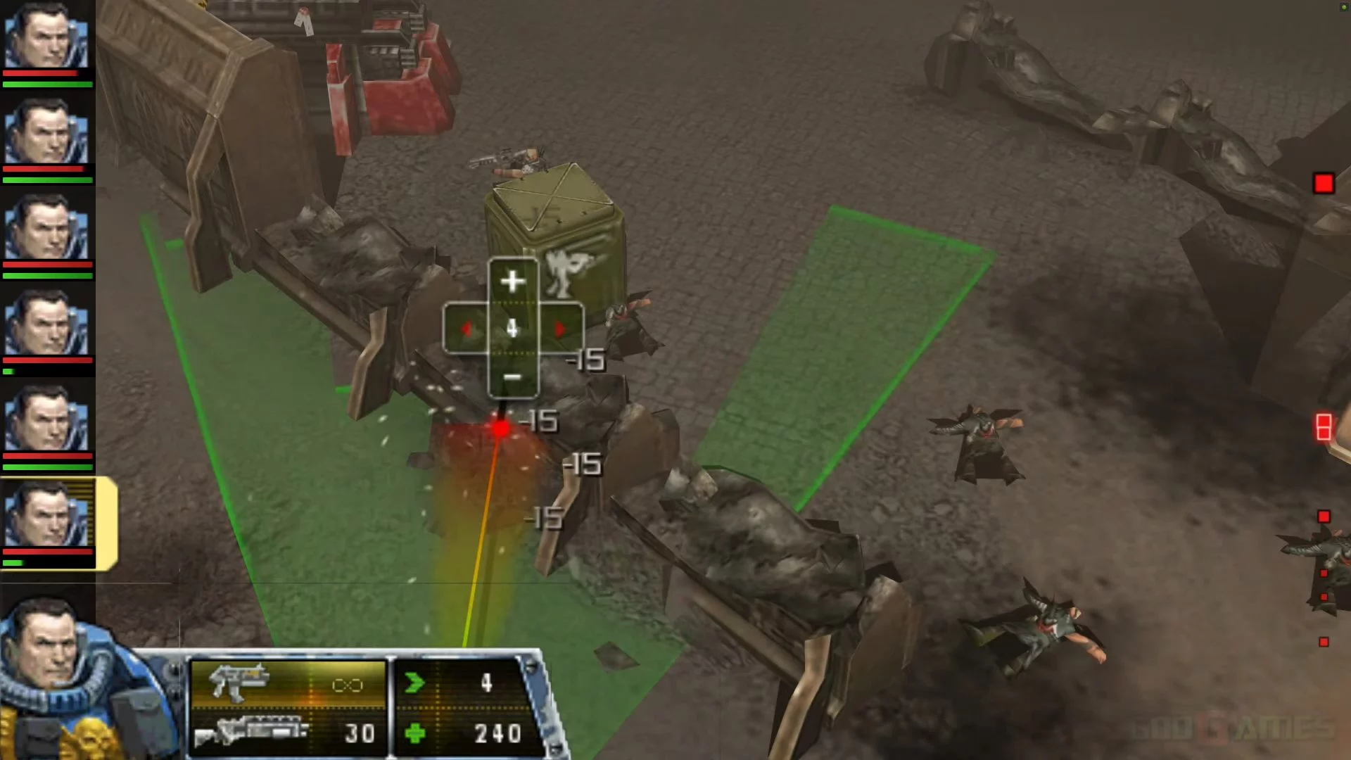 Изображение игры: Warhammer 40,000: Squad Command
