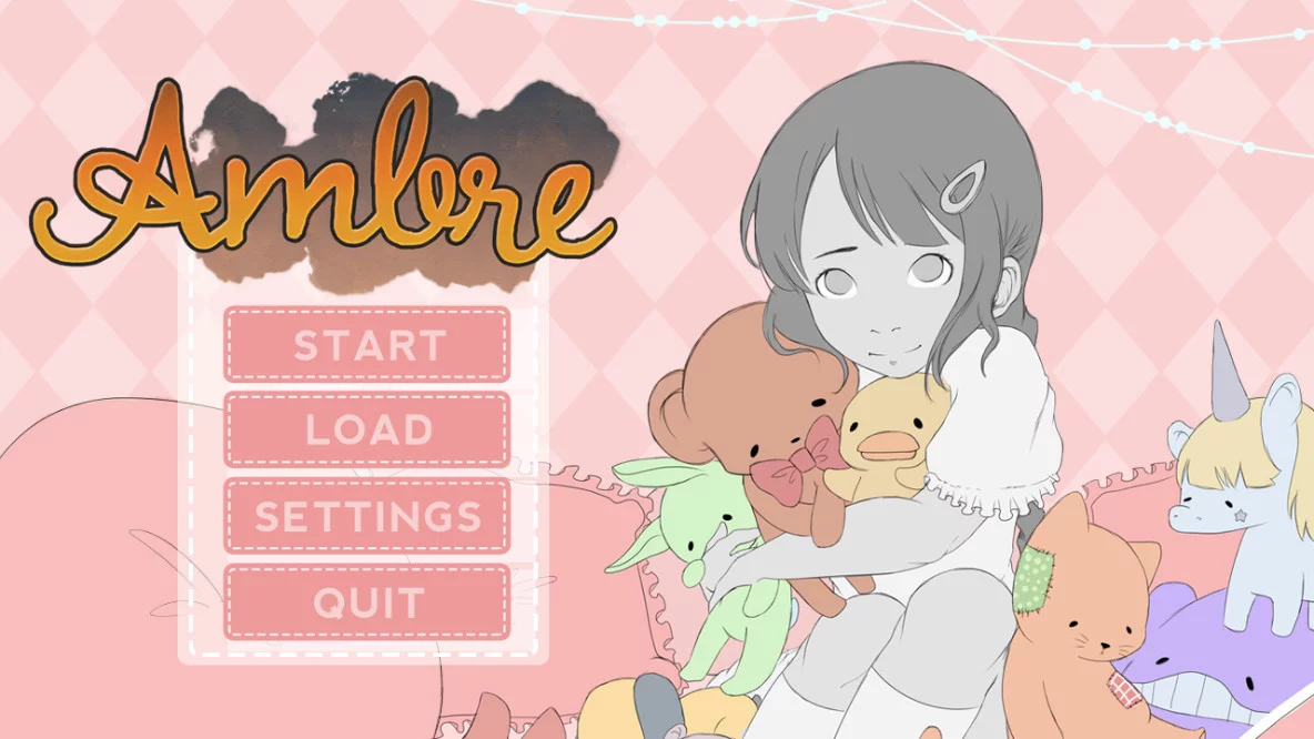 Изображение игры: Ambre – a heartbreaking kinetic novel