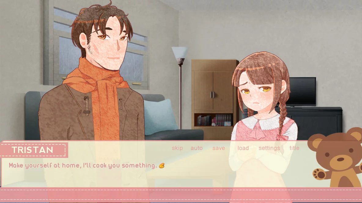 Изображение игры: Ambre – a heartbreaking kinetic novel