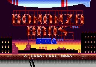 Изображение игры: Bonanza Bros. (1990)