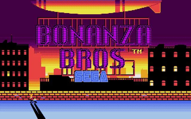Изображение игры: Bonanza Bros. (1990)