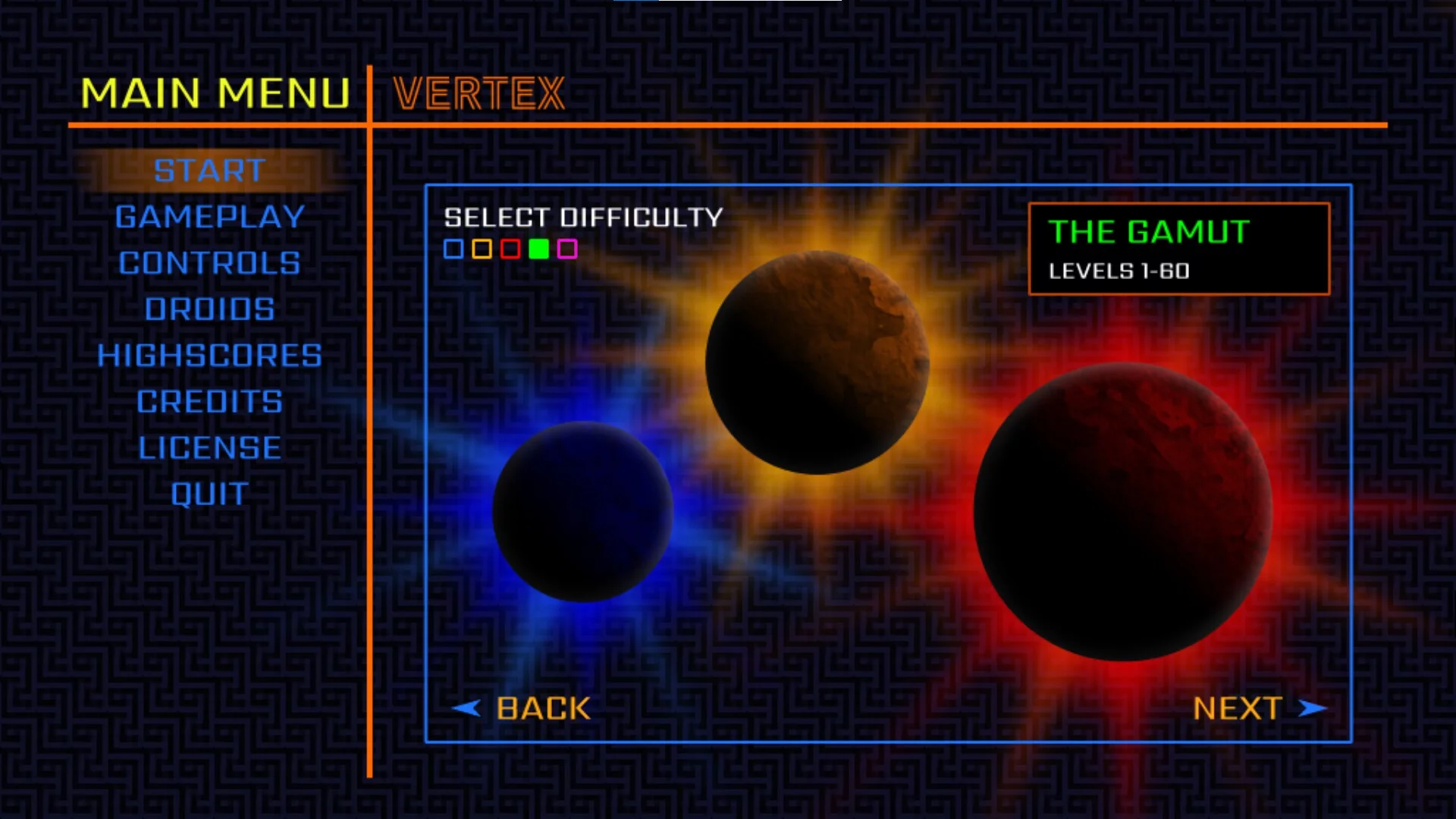 Изображение игры: Vertex