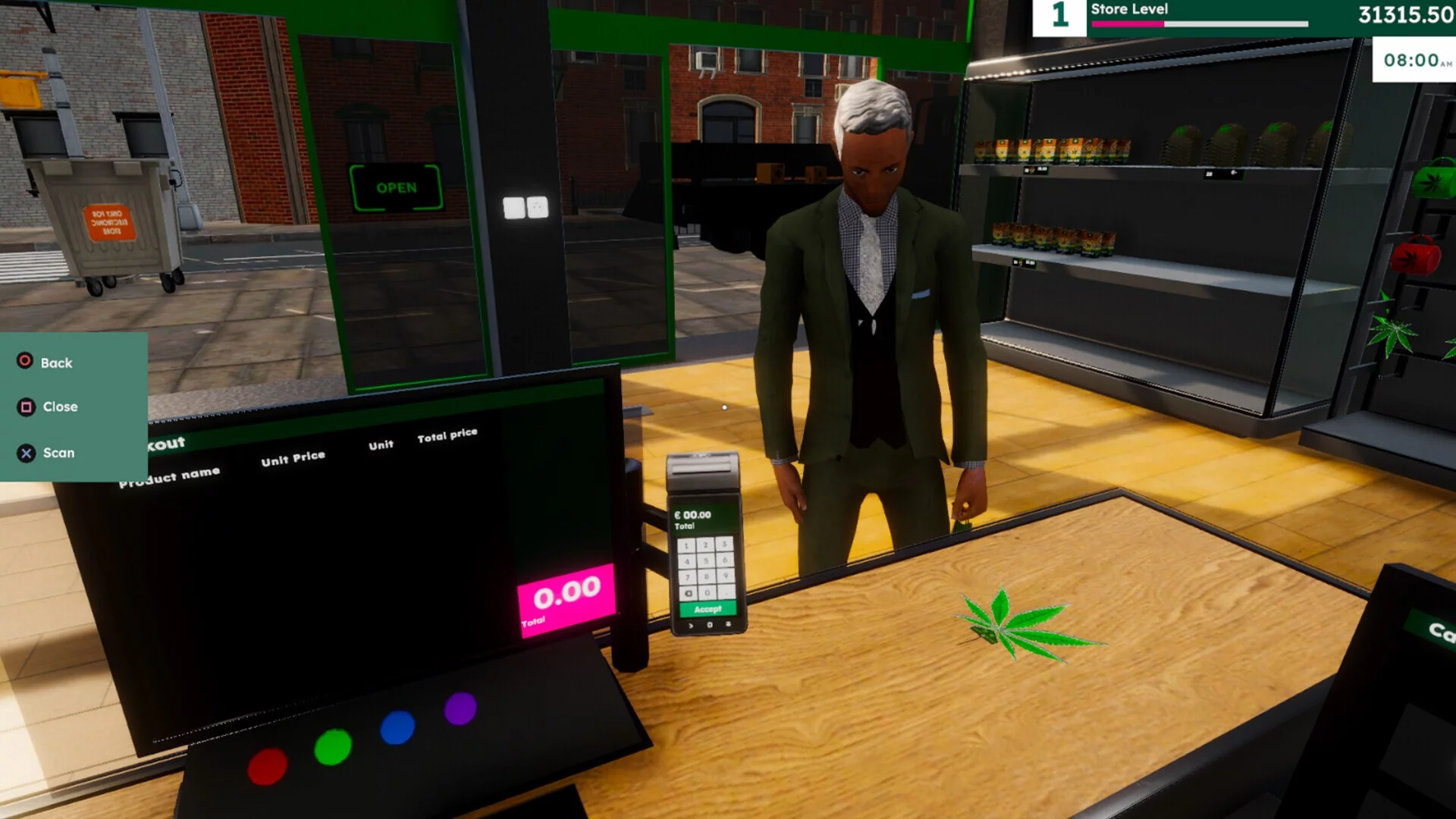 Изображение игры: WEED SHOP SIMULATOR