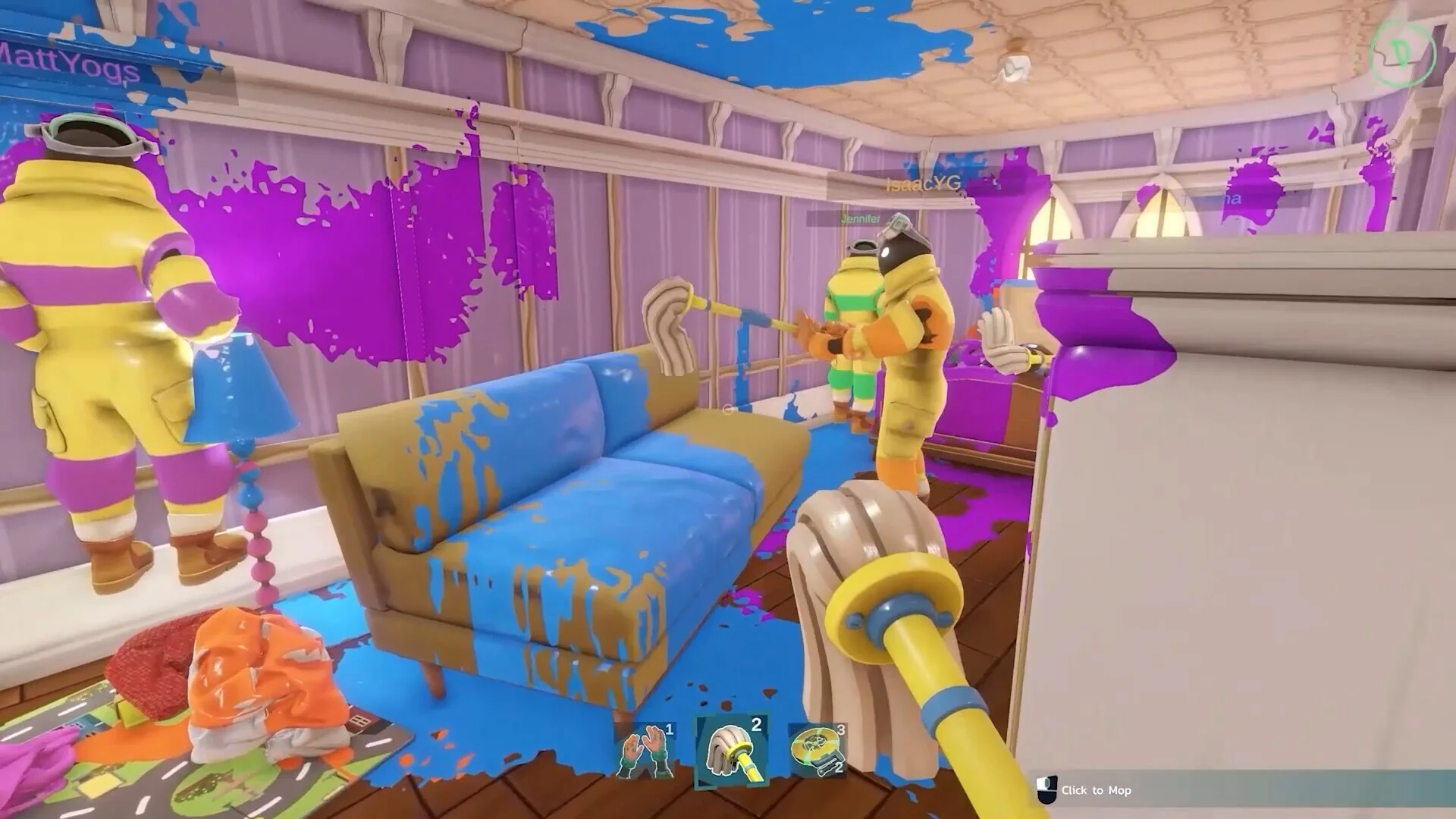 Изображение игры: Monster Mop Up