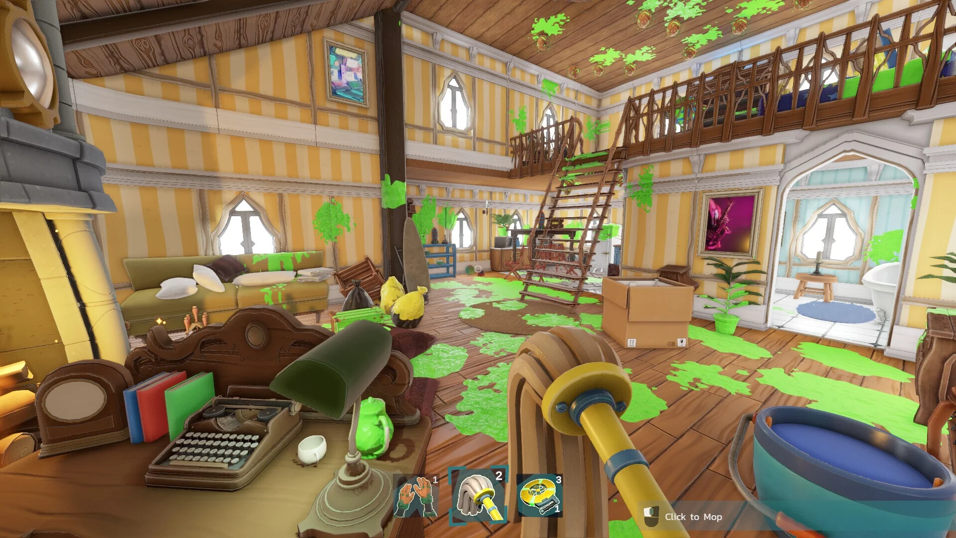 Изображение игры: Monster Mop Up