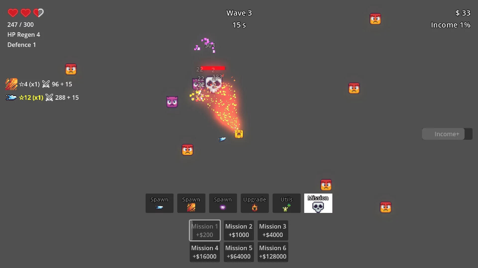 Изображение игры: Emoji Random Defence