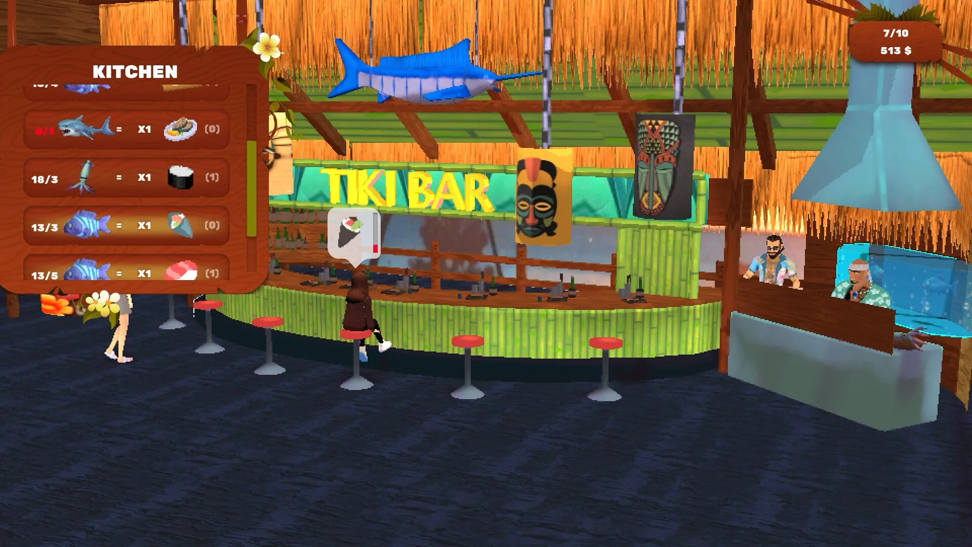 Изображение игры: Dive and Dine Simulator