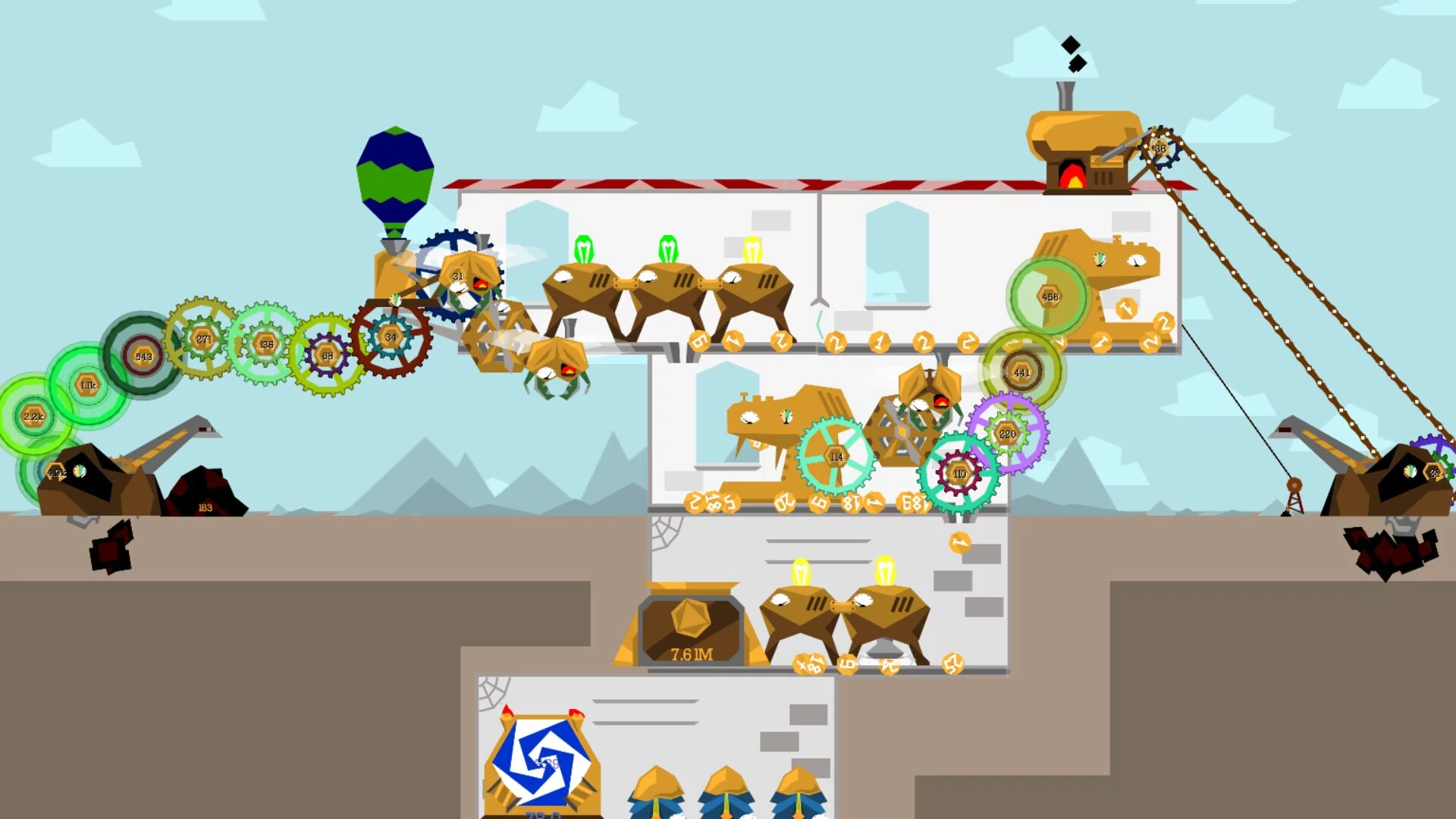 Изображение игры: Steampunk Idle Spinner