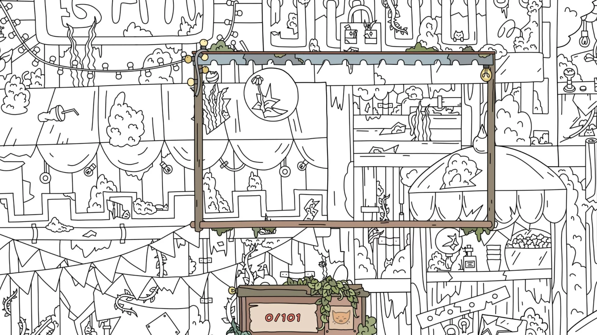 Изображение игры: Hidden Cats: Old Amusement Park