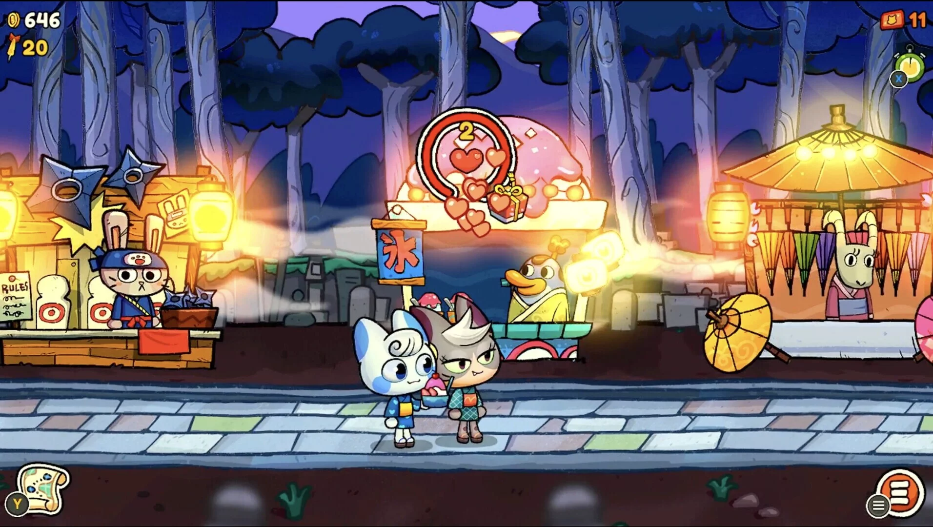 Изображение игры: Kimono Cats
