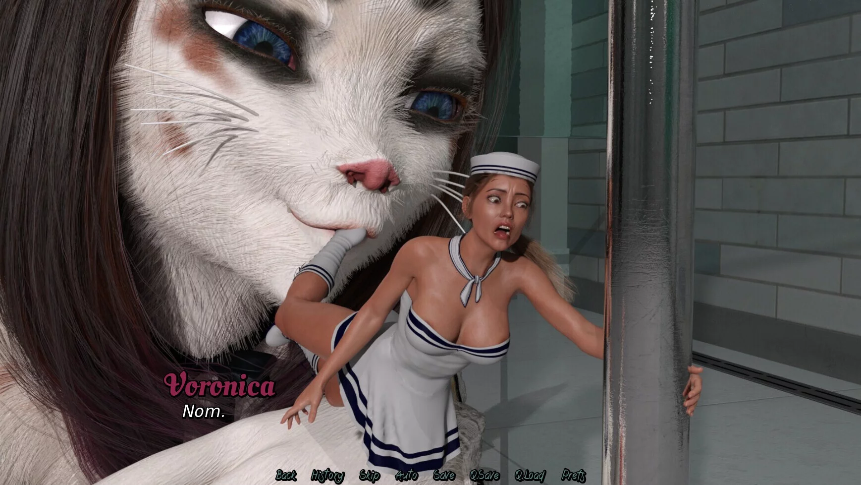 Изображение игры: Voronica Goes to Town: a Vore Adventure