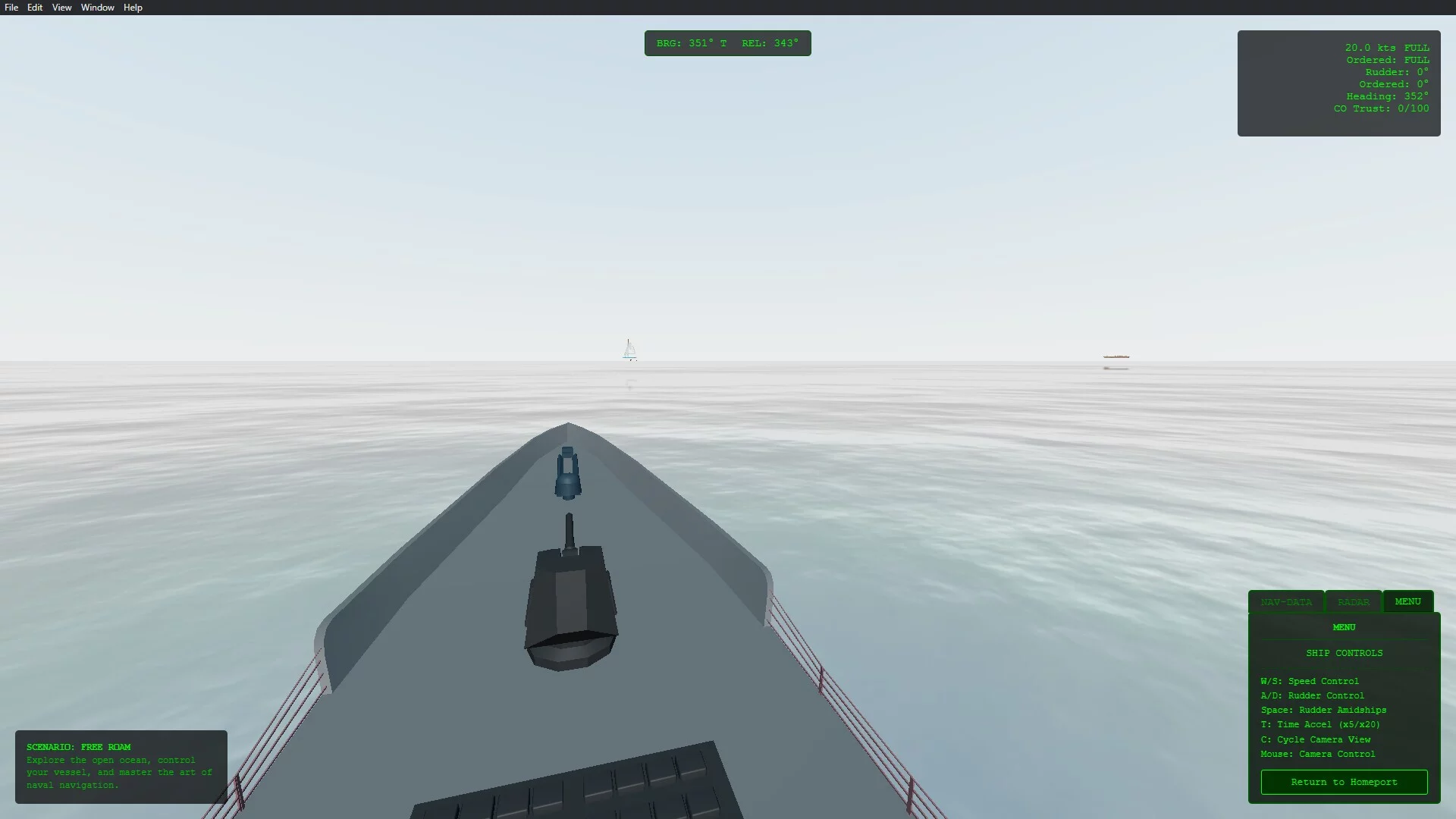 Изображение игры: Watchstander: Surface Warfare Officer Training Simulator