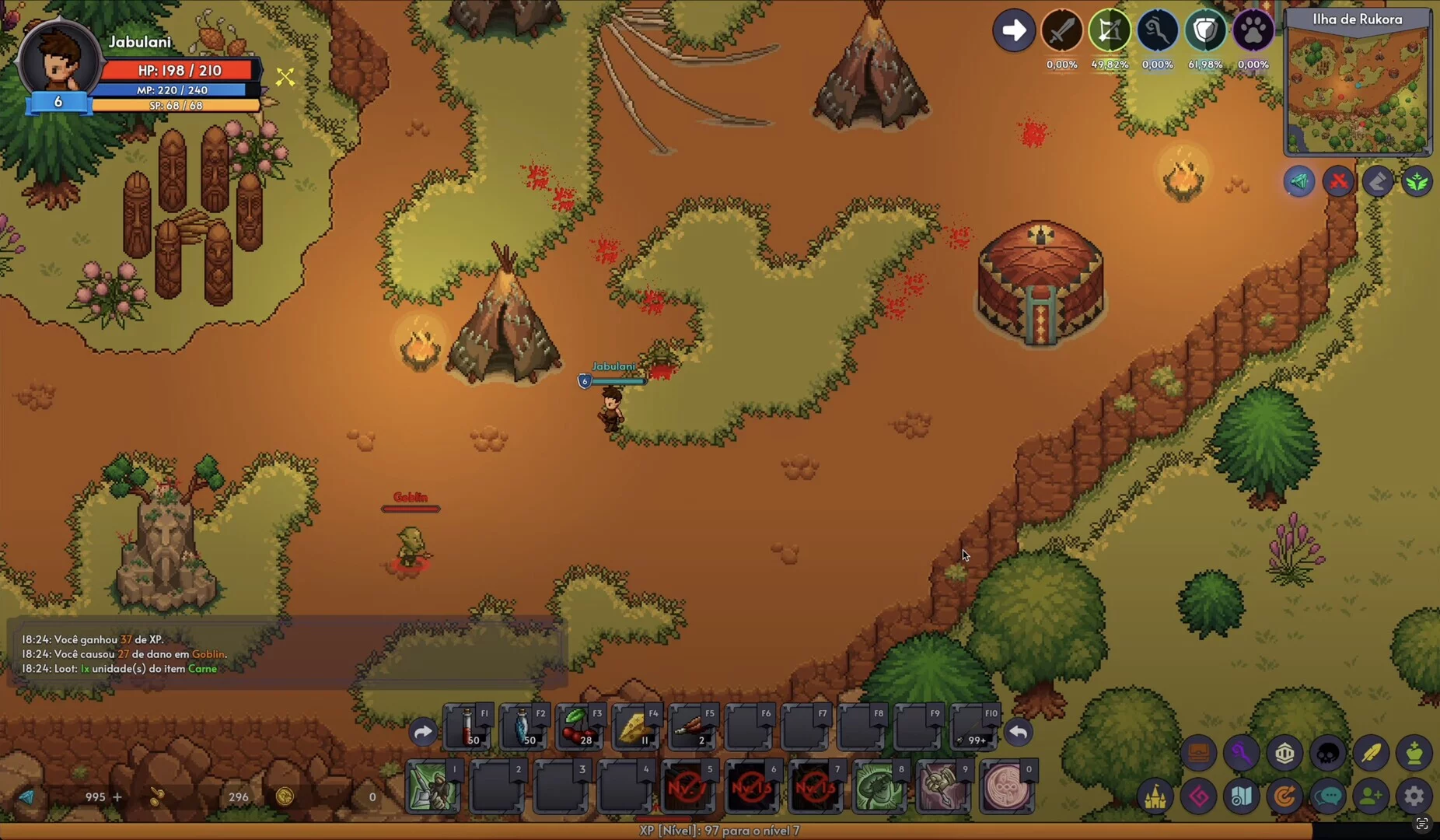 Изображение игры: Grind Hero: MMORPG
