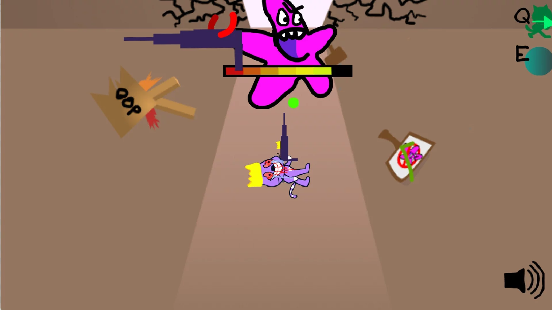 Изображение игры: Cat With Gun