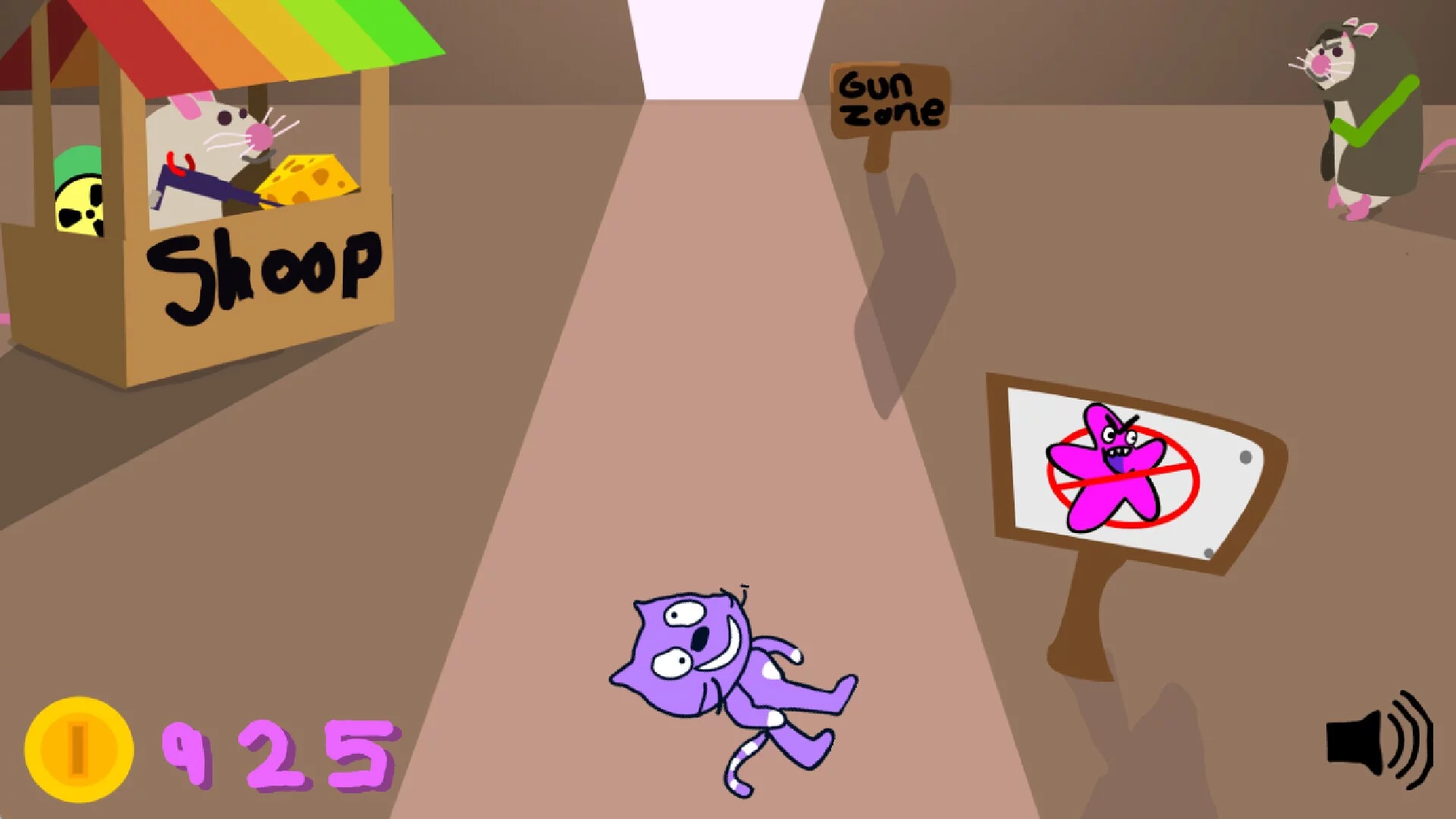 Изображение игры: Cat With Gun