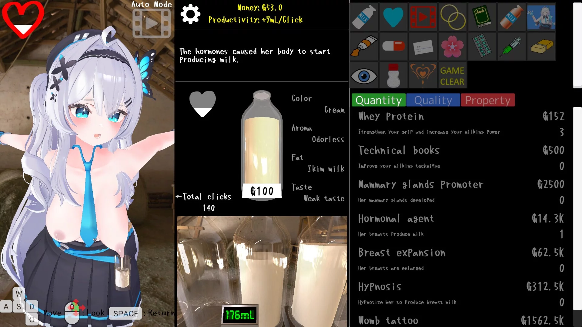 Изображение игры: Clicker Dairy