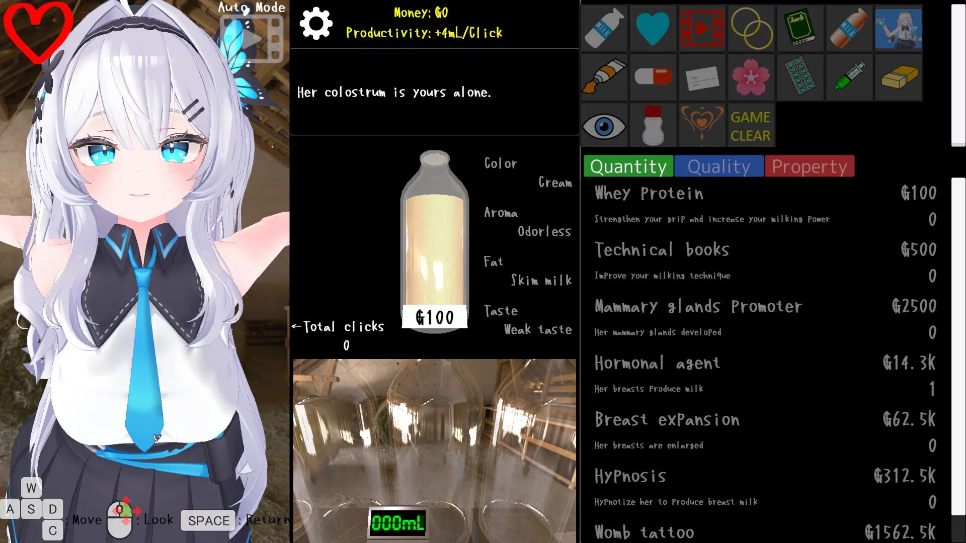 Изображение игры: Clicker Dairy