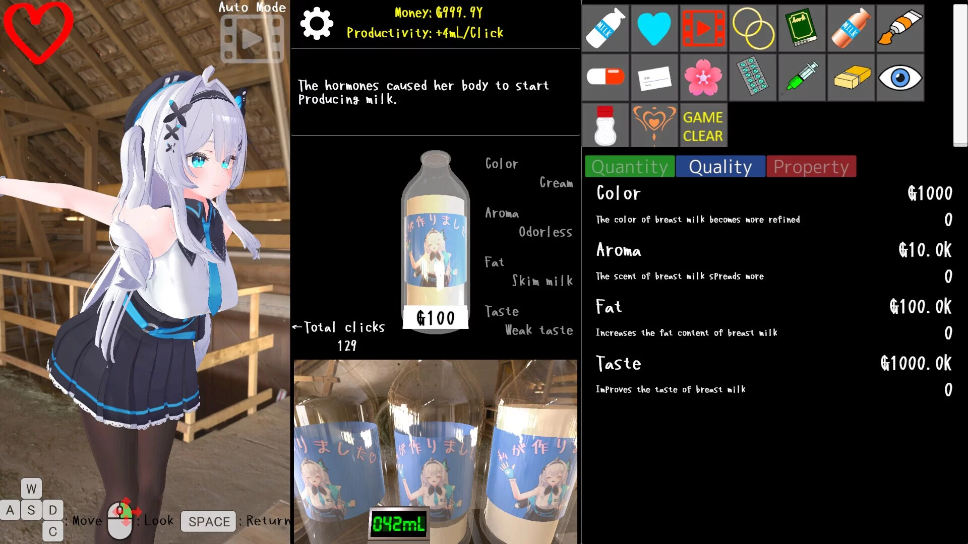 Изображение игры: Clicker Dairy