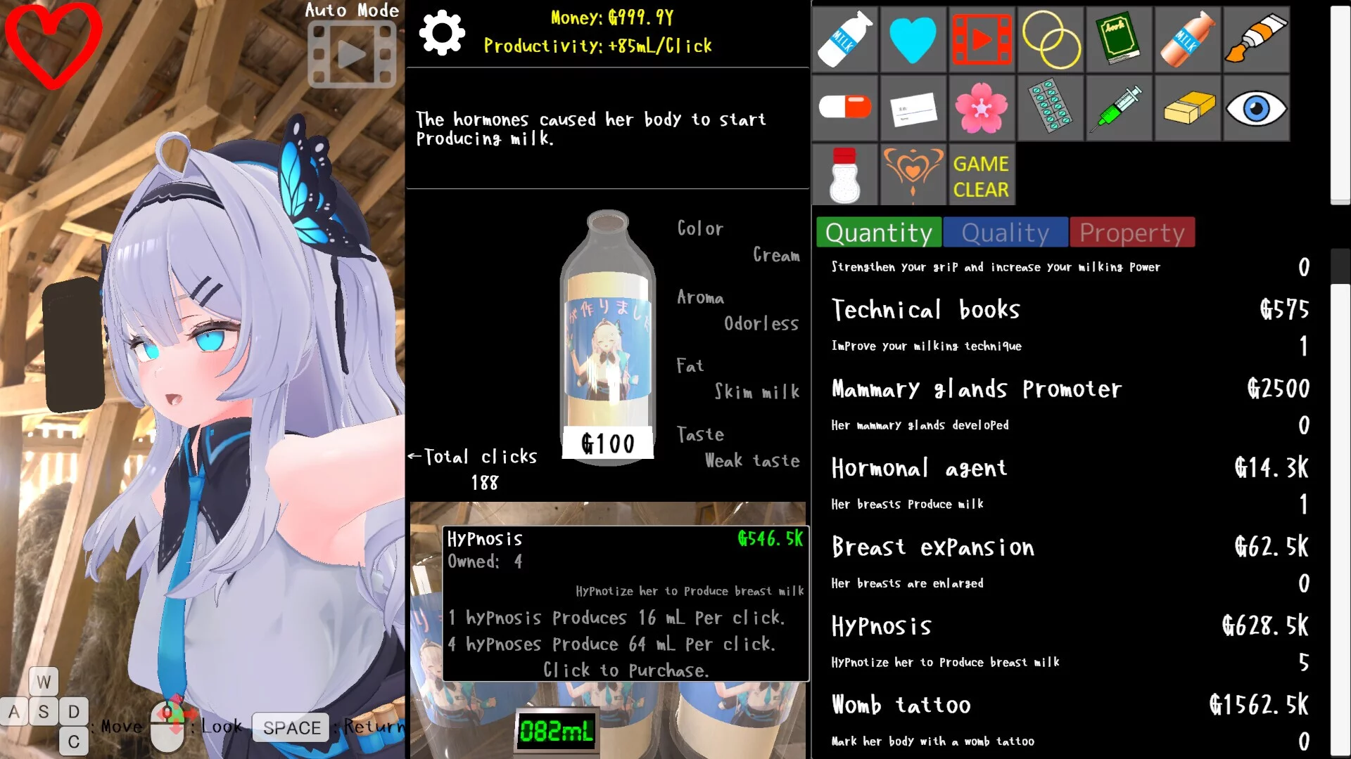 Изображение игры: Clicker Dairy