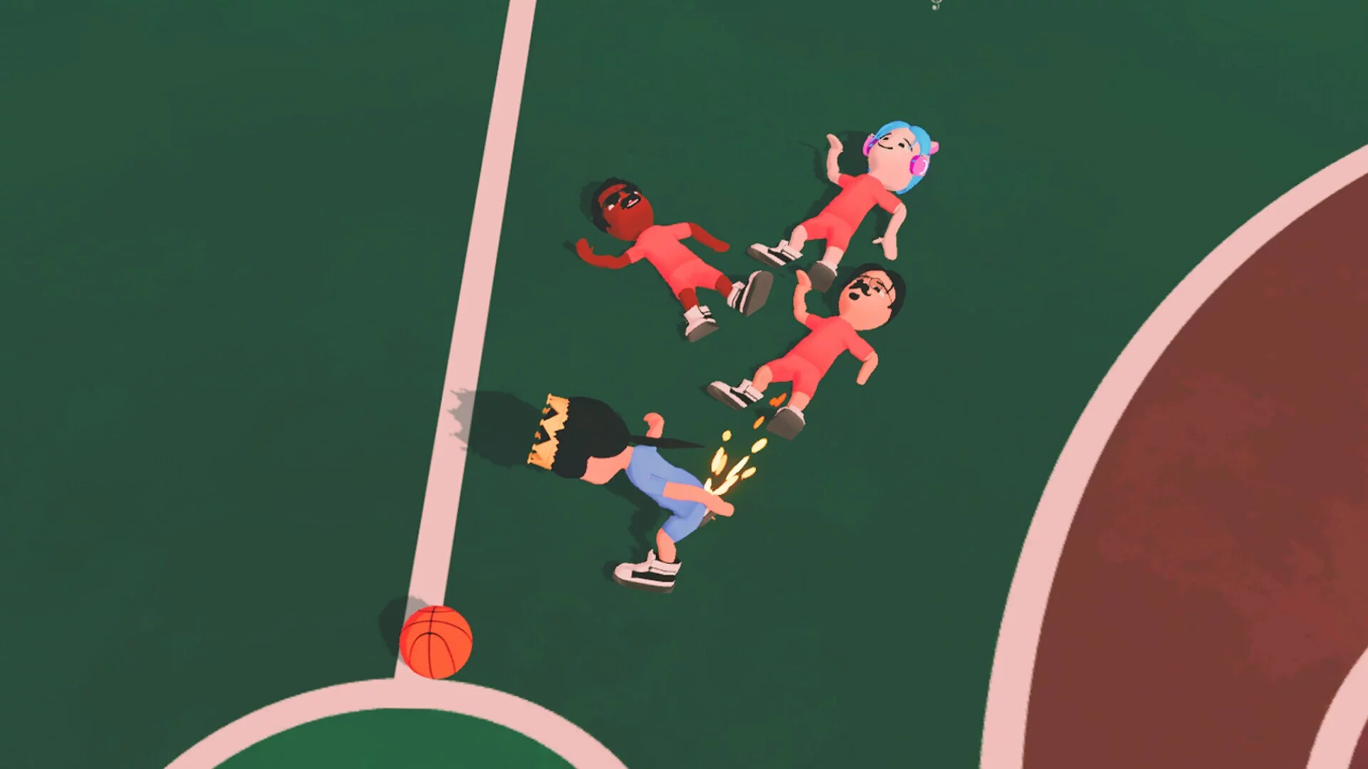 Изображение игры: Hoop Fighters: Party Basketball