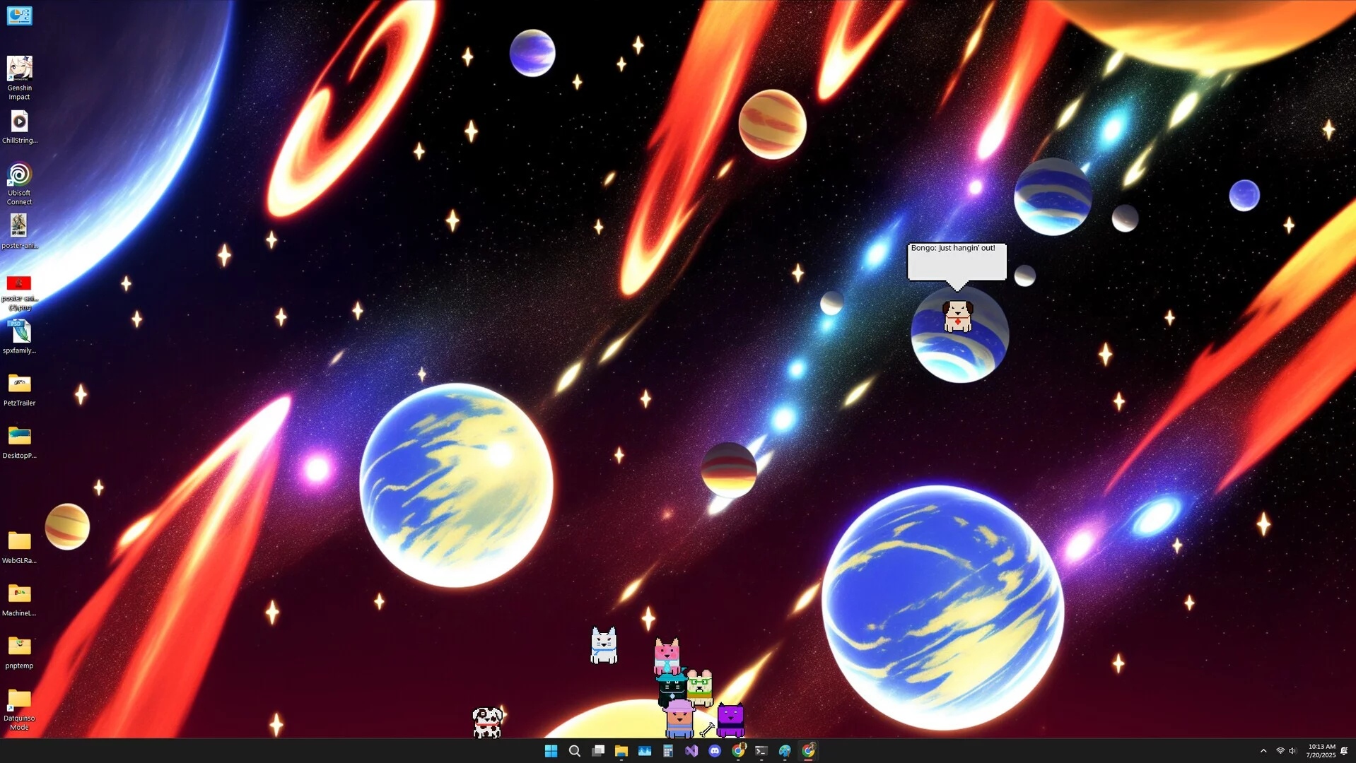 Изображение игры: Datquinso Desktop Pets