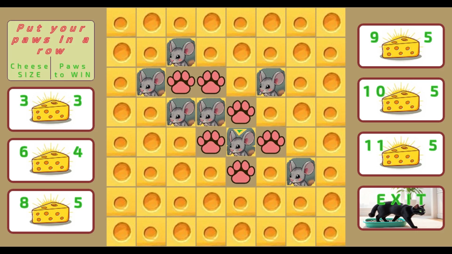 Изображение игры: CheeseCatToe