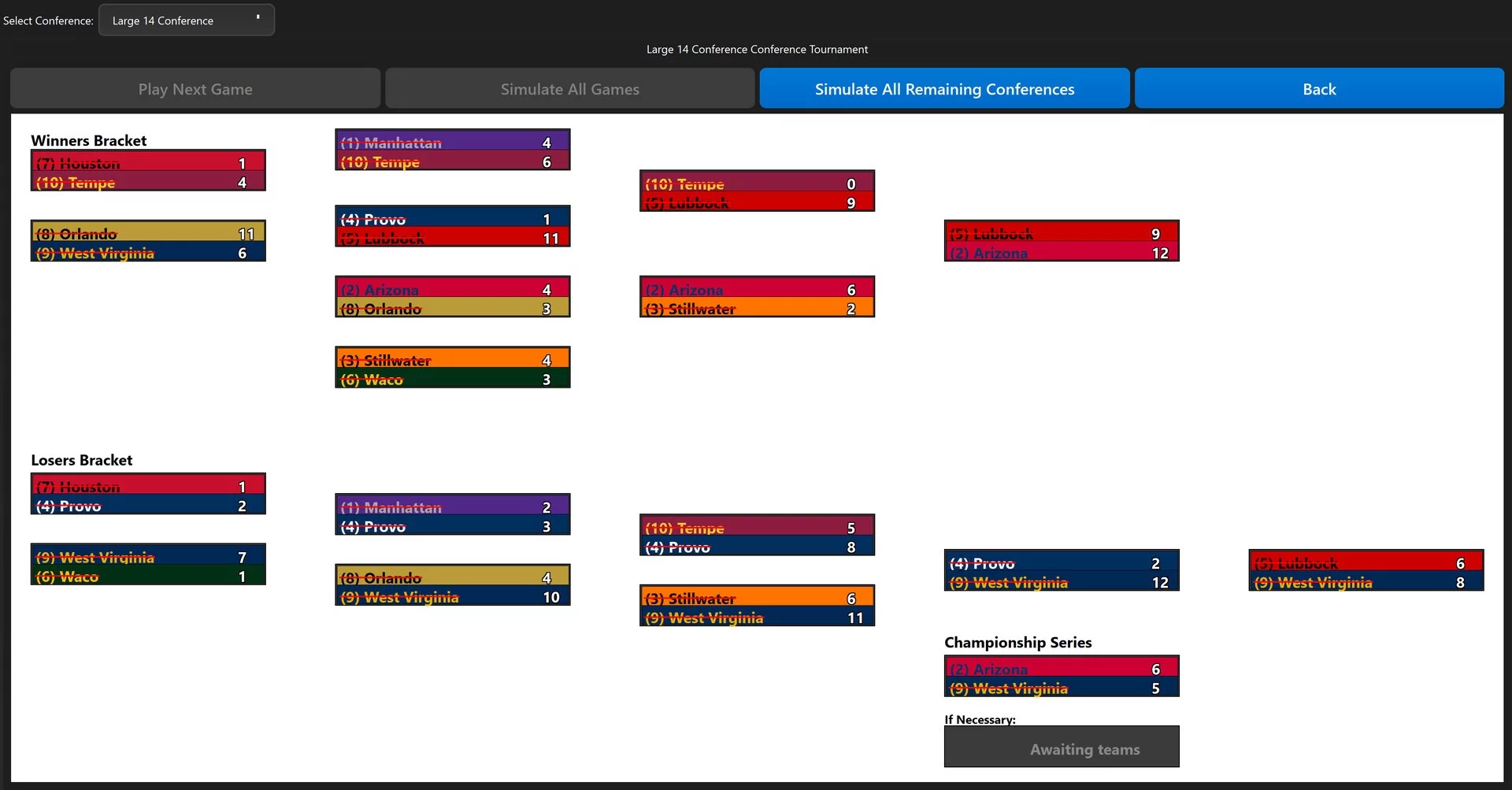 Изображение игры: College Baseball: Dynasty Builder