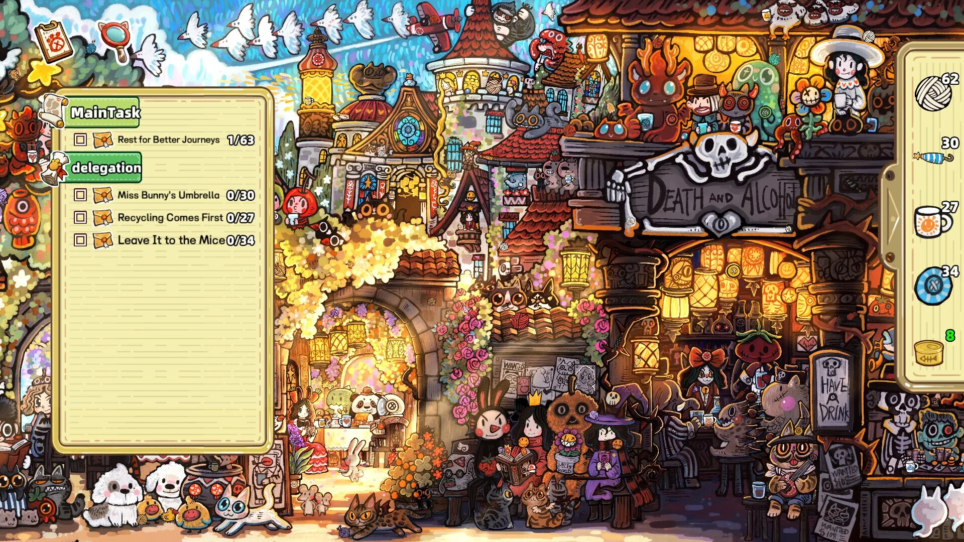 Изображение игры: Whisker Wanderlust: The Wondrous Journey