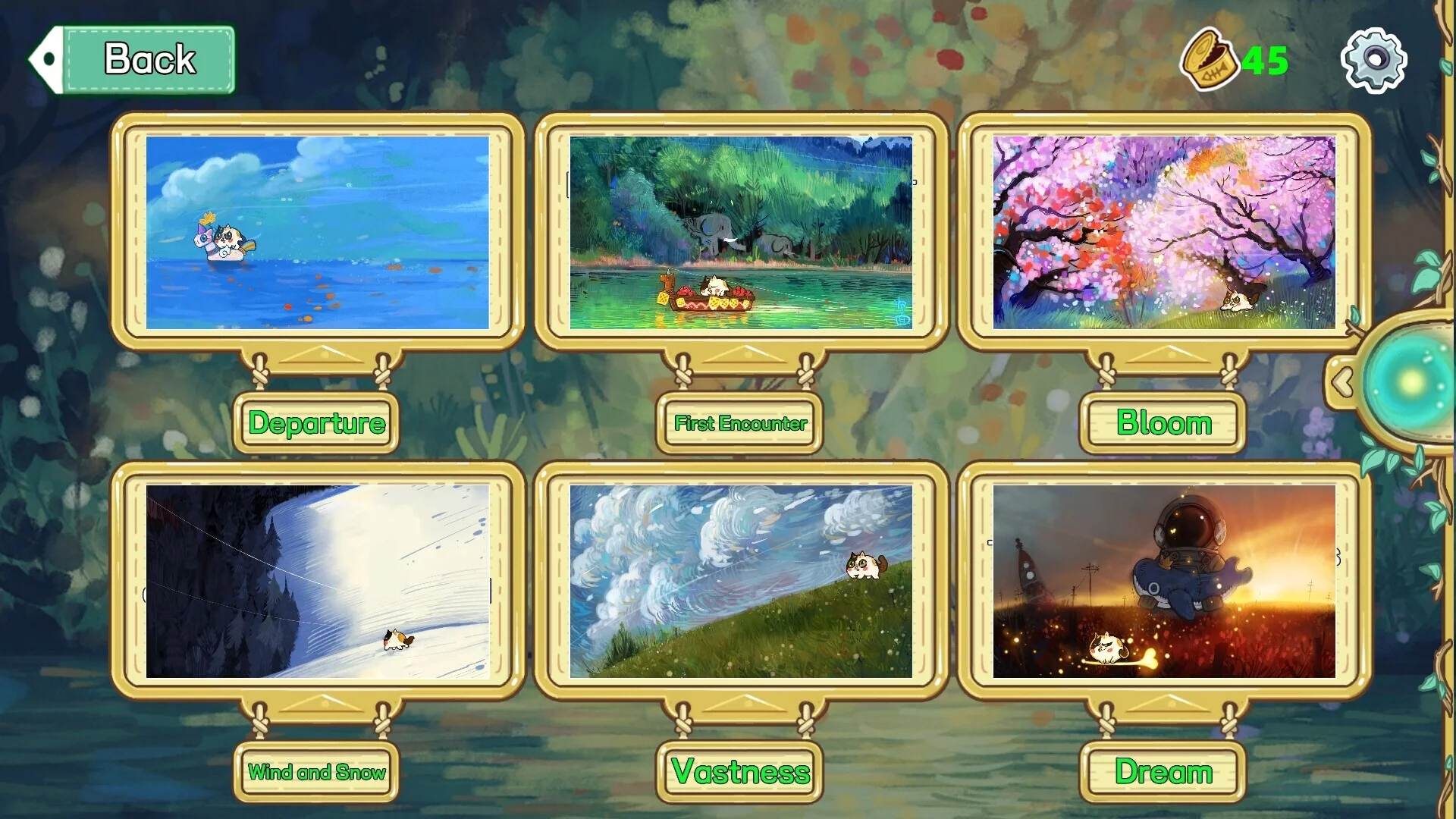 Изображение игры: Whisker Wanderlust: The Wondrous Journey