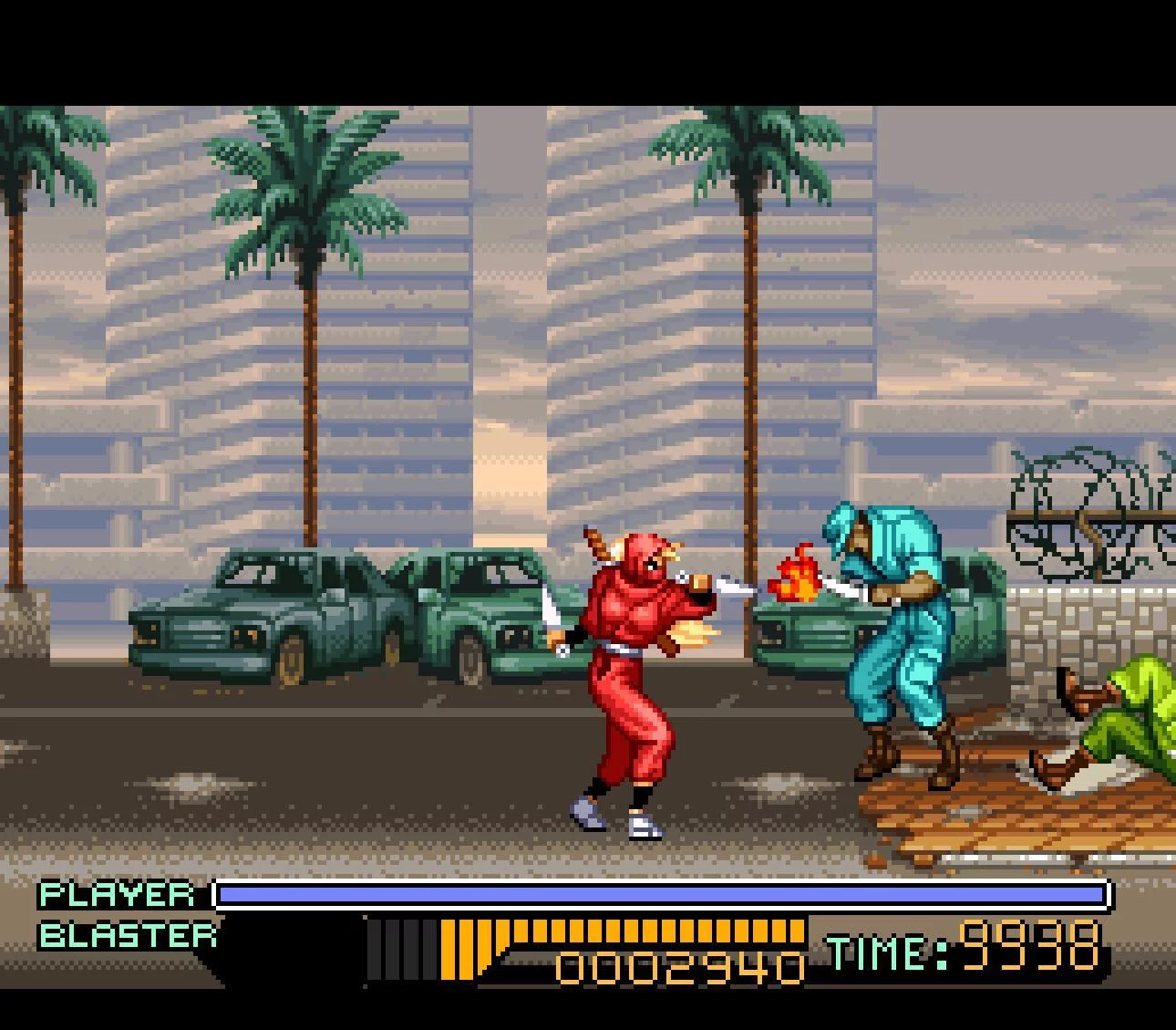 Изображение игры: The Ninja Warriors Again
