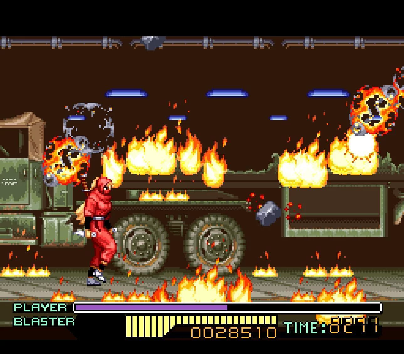 Изображение игры: The Ninja Warriors Again