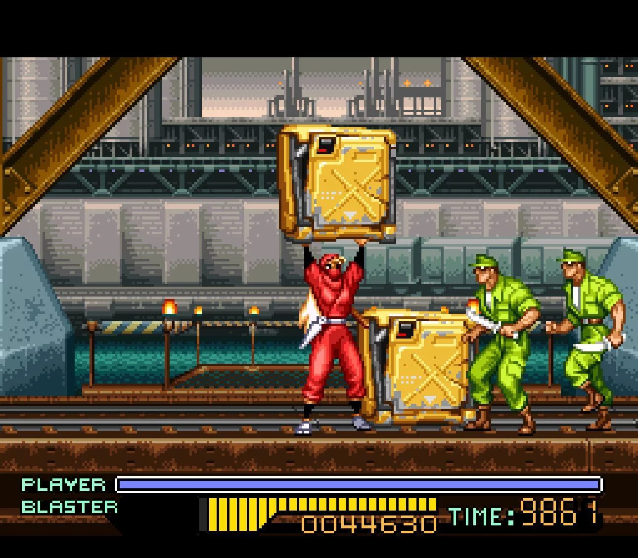 Изображение игры: The Ninja Warriors Again