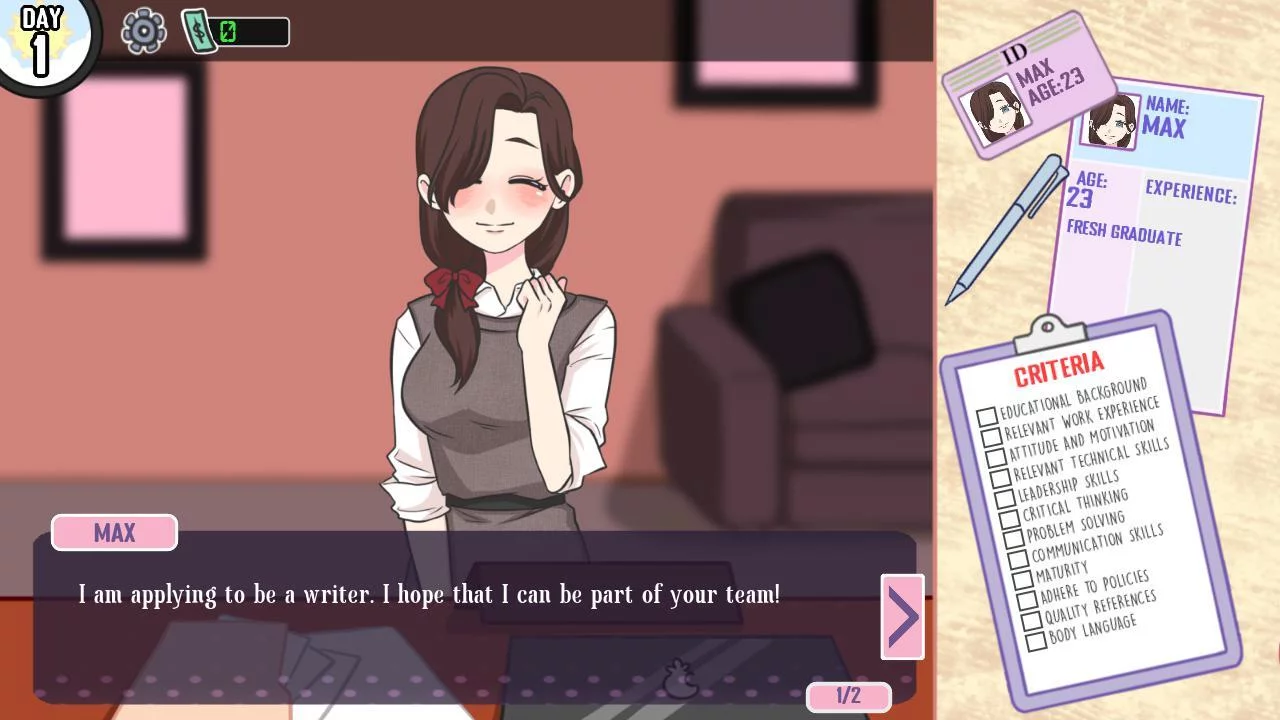 Изображение игры: Horny Recruiter