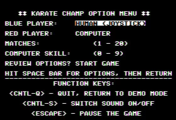 Изображение игры: Karate Champ (1984)