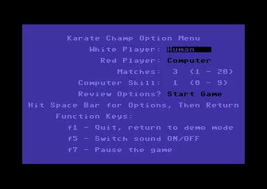 Изображение игры: Karate Champ (1984)